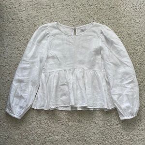 Reformation Linen Blouse